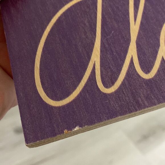 You had me at aloha- purple - wooden sign - Picture 5 of 5